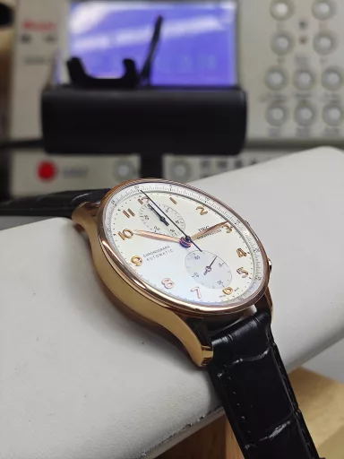 ZF rose gold Portuguese watch