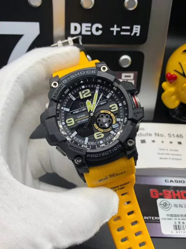 Original CASIO G-SHOCK GWG-1000 Little Mud King series multi-function dual display waterproof and mud-proof sports electronic watch, (the same ultimate silicone sports pointer electronic watch as in the movie 