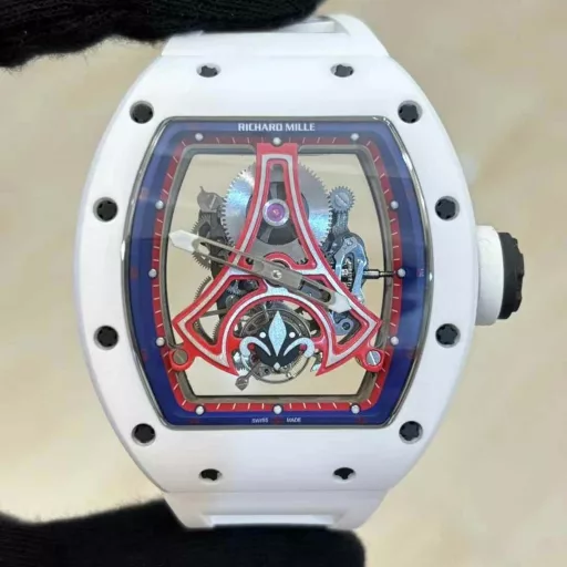 The latest model Richard Mille RM52-03 Tourbillon Super Watch, Eiffel Tower The Paris Tower in France where you and I meet.Richard is limited to 10 pieces worldwide Paris Saint-GermainRichard RM I won’t buy the popular models, I usually buy the limited edition, do you understand me? Richard Mille