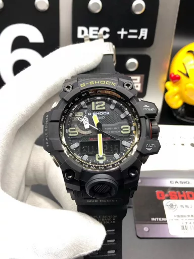 Original CASIO G-SHOCK GWG-1000 Little Mud King series multi-function dual display waterproof and mud-proof sports electronic watch, (the same ultimate silicone sports pointer electronic watch as in the movie 