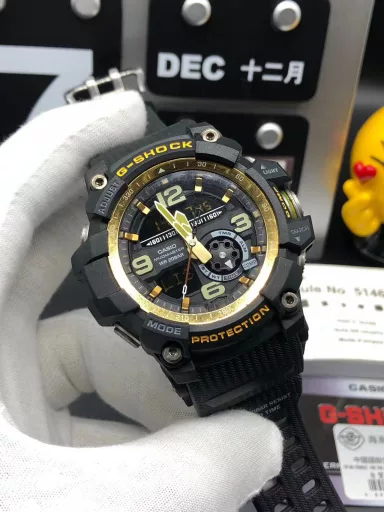 Original CASIO G-SHOCK GWG-1000 Little Mud King series multi-function dual display waterproof and mud-proof sports electronic watch, (the same ultimate silicone sports pointer electronic watch as in the movie 