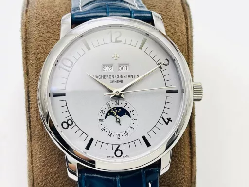 The highest version on the market, Vacheron Constantin Historical Masterpiece Series 3100V/000R_B422 Perpetual Calendar Multi-Function Watch!1⃣️Equipped with the same movement as the original, the balance wheel is exactly the same as the original, and all functions can be used normally.2⃣️Improved the curvature of the four corners of the case, the dial color curvature is more consistent, the 12 scales are polished more delicately, and the overall look is closer to the counter!3⃣️Paired with Italian cowhide to make the wrist more comfortable!TWS Factory boutique replica, please appreciate your appreciation
