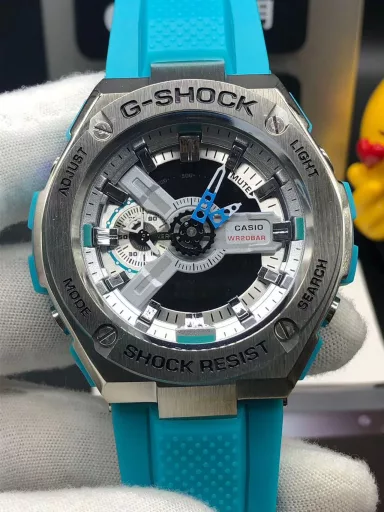 GST-400G hand-raise light Casio G-SHOCK--classic shockproof dial design👍In stock and shipped immediately, 45-degree automatic hand-raise light function with strong visual impact🙈LCD liquid crystal display💡Stopwatch speed function accurate to 1/1000 second⌛Shockproof📣Anti-magnetic💥200 meters waterproof🏊48 city time📲Countdown⏳Alarm clock⏰Fully automatic calendar and other powerful functions