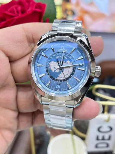 VS Gradient Blue World Time/8903 Solid Bottom/43mmGMT