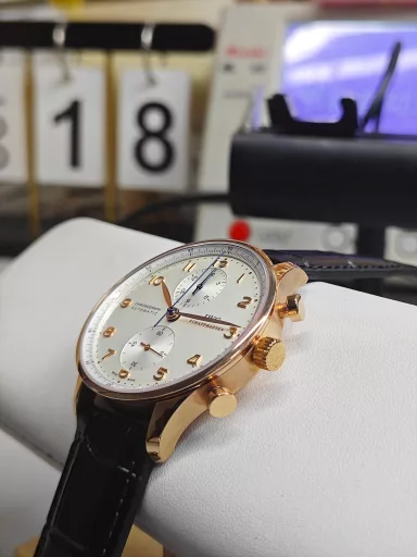 ZF rose gold Portuguese watch