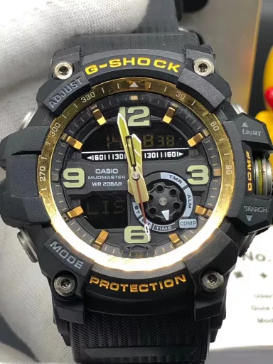 Original CASIO G-SHOCK GWG-1000 Little Mud King series multi-function dual display waterproof and mud-proof sports electronic watch, (the same ultimate silicone sports pointer electronic watch as in the movie 