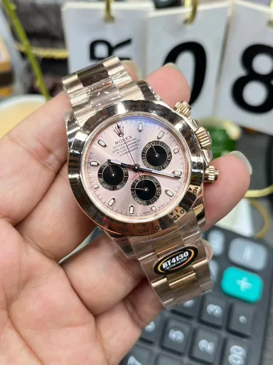 bt rose gold steel di/4130/12.2mm/40mm