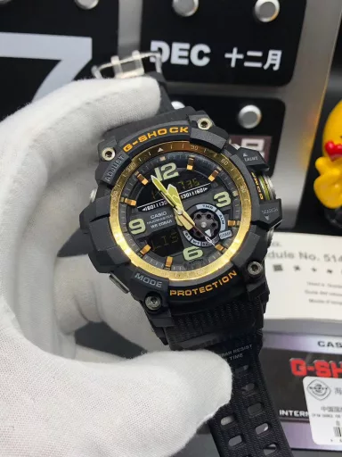 Original CASIO G-SHOCK GWG-1000 Little Mud King series multi-function dual display waterproof and mud-proof sports electronic watch, (the same ultimate silicone sports pointer electronic watch as in the movie 
