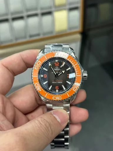 Omega Sea King 6000m Orange Ring 8900 Mold Opening Machine, Free Strap