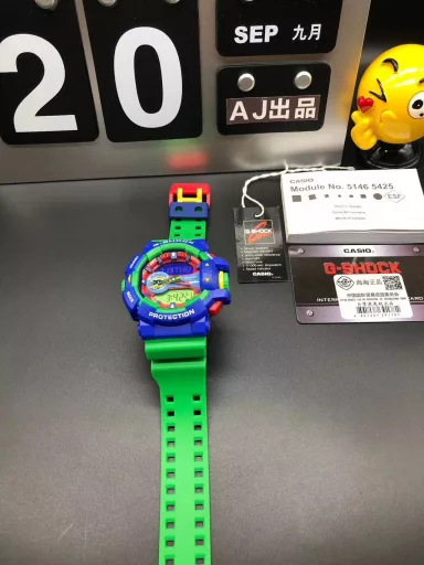 GA-400 hand-raise light Casio G-SHOCK--classic shockproof dial design👍In stock and shipped immediately, 45-degree automatic hand-raise light function with strong visual impact🙈LCD liquid crystal display💡Stopwatch speed function accurate to 1/1000 second⌛Shockproof📣Anti-magnetic💥200 meters waterproof🏊48 city time📲Countdown⏳Alarm clock⏰Fully automatic calendar and other powerful functions