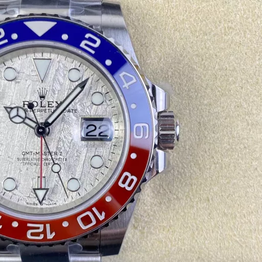C+ Rolex Greenwich GMT Coke bezel, real meteorite plate equipped with the latest 3285 integrated machine