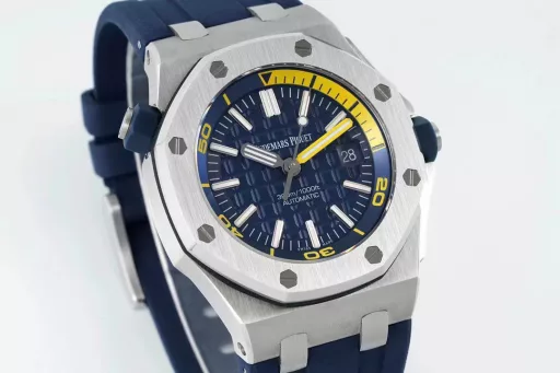 IPF creates classics - the king of diving, Audemars Piguet 15710! 3120 integrated movement, creating the strongest replica inside and outsideThe case is polished multiple times, just to match the angular data, and the material feels consistent;The strongest movement plate is polished, and the color is automatically supported by 18K rose gold with special color adjustment;The most user-friendly loose head grain buffer area ensures that it matches the original design;The most three-dimensional and neat disk 