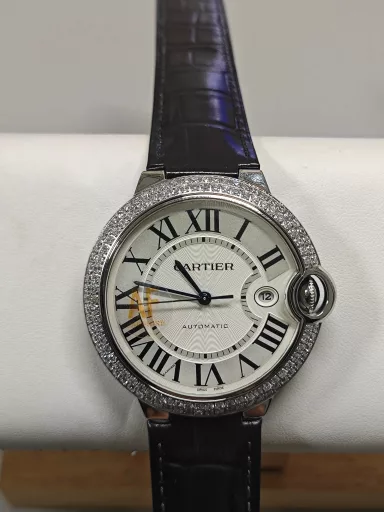AF Cartier blue balloon 42M double row diamond