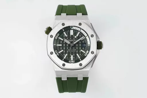 IPF creates classics - the king of diving, Audemars Piguet 15710! 3120 integrated movement, creating the strongest replica inside and outsideThe case is polished multiple times, just to match the angular data, and the material feels consistent;The strongest movement plate is polished, and the color is automatically supported by 18K rose gold with special color adjustment;The most user-friendly loose head grain buffer area ensures that it matches the original design;The most three-dimensional and neat disk 