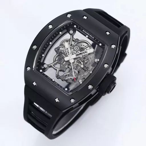 BBR RM0551⃣️Case: The white ceramic case is the same as the original. The chamfer details of the case are reduced to be exactly the same as the original, the bottom cover is reduced to see the light, and only the glass sees the light. The details are also one of the most correct versions at present! Upgrade a few details and it looks more like the original.2⃣️Movement: Redevelop the original RMUL2 integrated movement, and the balance wheel of the double barrel movement is clearly visible and moves. Say goodbye to the fake splint movement at first glance!3⃣️Watch diameter: The size is the same as the original 49.90X42.70 mm, and the thickness is 13.5MM4⃣️Watch mirror material: sapphire crystal mirror double anti-glare effect.5⃣️Watch strap material: natural rubber watch strap!6⃣️Watch buckle: original latest version folding buckleRichard Mille not only has exquisite watchmaking craftsmanship and is loyal to the spirit of traditional watches, but also advocates breaking through existing rules and regulations, exploring new heights of watchmaking craftsmanship, and integrating new elements of the new century into traditional craftsmanship. Comfortable, shock-resistant, durable, accurate and lightweight watches have become a 
