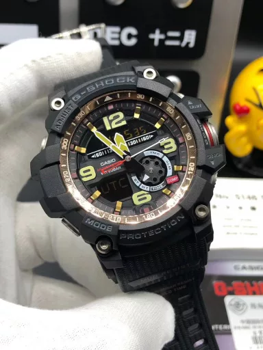 Original CASIO G-SHOCK GWG-1000 Little Mud King series multi-function dual display waterproof and mud-proof sports electronic watch, (the same ultimate silicone sports pointer electronic watch as in the movie 