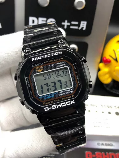 👍👍Original Casio G-SHOCK GMW-B5000 series, 35th anniversary limited edition electronic sports watch! Official price 5000+ overseas orders! 30 meters waterproof! Fashionable and versatile electronic watch! Top configuration, top network exclusive channel supply! Led lighting, daily alarm, hourly report, stopwatch, countdown, metal dial, resin material/stainless steel strap, mineral glass, thickness 13mm, case diameter 43.2mm