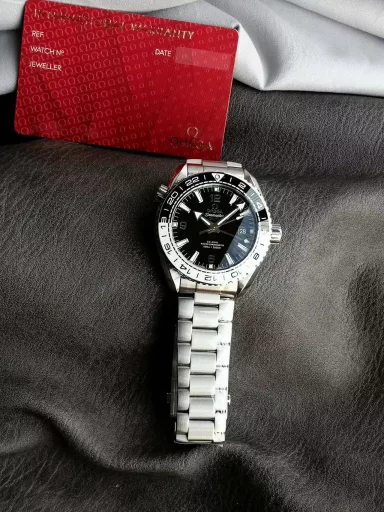 VS limited edition recommendation: Omega Seamaster series 215.30.44.22.01.001 watch, stainless steel bracelet case, bidirectional rotating bezel, black dial, 8906 automatic machinery, 43.5 mm.