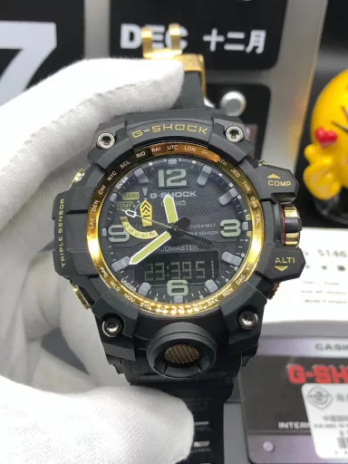 Original CASIO G-SHOCK GWG-1000 Little Mud King series multi-function dual display waterproof and mud-proof sports electronic watch, (the same ultimate silicone sports pointer electronic watch as in the movie 