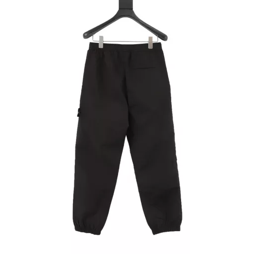 Stone Island SS23 Nylon Meta series solid color metal nylon elastic pants loose long casual pants metal nylon fabric gloss perfect restore extremely comfortable touch Original logo Metal nylon series yyds functional wind full set of original three standard accessories complete hardware logo custom laser logo