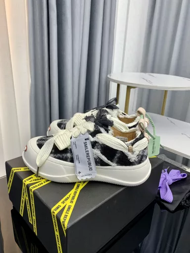 New beggar shoes on shelves 🔥 SMILEREPUBLIC Thick soled open SMILE canvas shoes series Tan Jianchi, Li Chen, Xu Lu, Cheng Xiao, Wang Feifei the same style, inspired by 