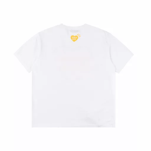 UMAN MADE Love Letter Printed Short Sleeve T-shirtCustomized according to the original version, 16x21 count 230g double yarn bamboo cotton, washed + silicone oil treatment, the fabric is soft and skin-friendly.The black print is printed with imported glue, and the black color is due to the special nature of the fabric (the print has exposed bottom and fine lines like the genuine product, as can be seen in the picture). The white is a watermark, and the print is integrated with the fabric, with first-class texture! The production methods of the neckline and shoulder strips are all well-made. The collar is thick and reinforced, washable and non-deformed. The retro ribbed collar design is double-bound and fits the neck. The hem thread is perfectly locked and refuses to deform! The packaging/collar label/washing label are all restored and customized. Bamboo cotton is more expensive than ordinary fabrics and is a high-end fabric. It can be machine washed at a light level. Violent machine washing is strictly prohibited. It is recommended to fold it in half and dry it after hand washing.