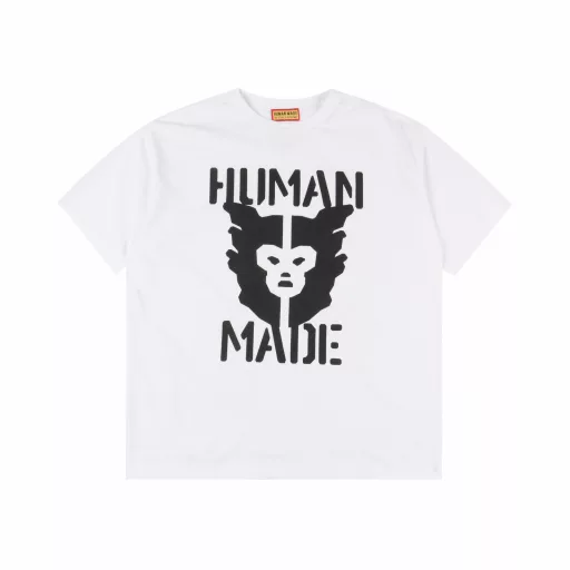 HUMAN MADE doll print short-sleeved T-shirtCustomized according to the original version, 16x21 count 230g double yarn bamboo cotton, washed + silicone oil treatment, the fabric is soft and skin-friendly.The black print is printed with imported glue, and the black is due to the special nature of the fabric (the print has exposed bottom and fine lines like the genuine product, as can be seen in the picture). The white is a watermark, and the print is integrated with the fabric, with first-class texture! The production methods of the neckline and shoulder strips are all very interesting. The collar is thick and reinforced, washable and non-deformed. The retro ribbed collar design is double-bound and fits the neck. The hem thread is perfectly locked and refuses to deform! The packaging/collar label/washing label are all restored and customized. Bamboo cotton is more expensive than ordinary fabrics and is a high-end fabric. It can be machine washed at a light level. Violent machine washing is strictly prohibited. It is recommended to fold it in half and dry it after hand washing.