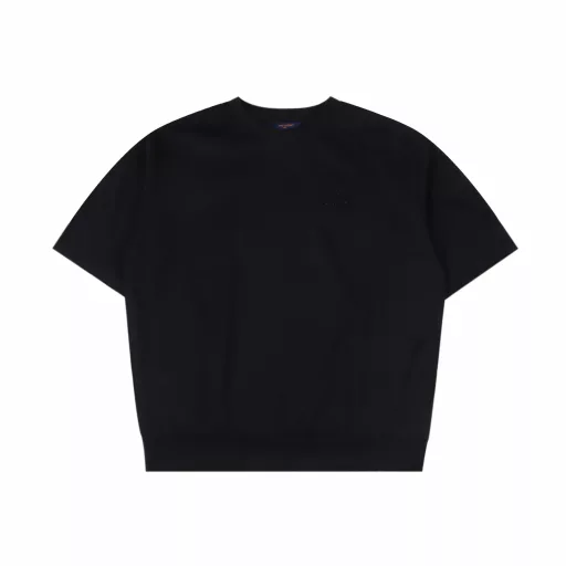 LOUIS VUITTON LV diamond-decorated knitted short-sleeved T-shirtOriginal product purchased for 10,300, customized ice oxygen tide cotton blend 330g, high temperature hot diamond, imported embroidery, fabric fermentation washing, customized accessories, loose version