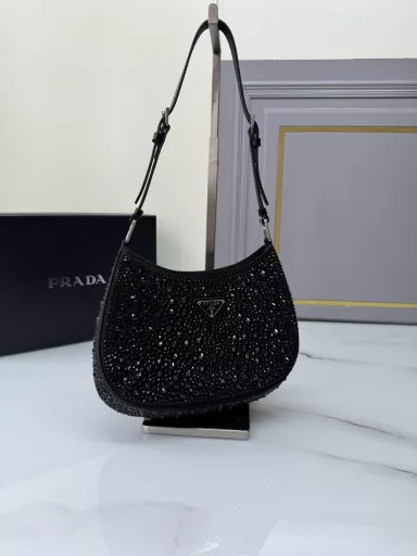 Gypsophila Underarm Bag🎉New Color😘😘This Cleo satin handbag is covered with sparkling imported crystals of various sizes. It has two adjustable interchangeable cowhide shoulder straps, which are convenient for shoulder/crossbody design, exuding exquisite charm. The retro curved silhouette is unique. This Gypsophila Underarm Bag looks more gentle, elegant and modern. It's so beautiful😘You'll always be the focus wherever you go👏Hurry up and get it