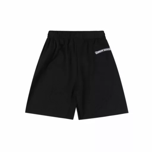 Chrome Hearts 25SS Sanskrit mesh hockey shortsPrinted by imported direct-injection machine. Hardware and accessories are all custom-made. Correct configuration. Black 2025 Chrome Hearts genuine packaging. Fabric is made of 220g high-density 100D bird's eye quick-drying material. Double-layer sewing process. Printing uses screen film process (print once and scrape the printing table). Correct high-density main label washing tag. Hand-sewn