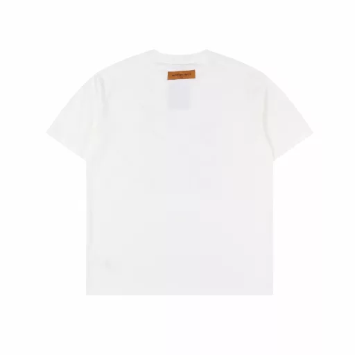LOUIS VUITTON LV white dove print short-sleeved T-shirtOriginal product purchased and developed, using 32-count trendy brand fine cotton 260g fabric, 1*1 Solona stretch thread at the neckline, digital direct injection process on the chest, fabric fermentation washing, customized accessories, loose version