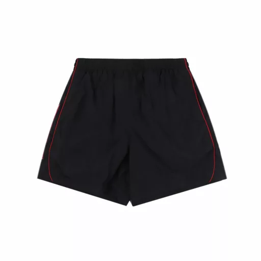 Balenciaga New City Collection LION CLUB casual sports shortsTechnical poplin fabricRed lion club artwork embroidery on the front and sidesElastic waistband (lined)Washed and faded effectLoose fit