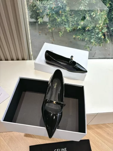 CELINE RUNNER Sneakers with CELINE logo on the side, CELINE logo embossed on the upper, thick-soled loafers, new 2025 spring and summer women's Arc de Triomphe logo lace-up 356853 Mary Jane loafers are simple and comfortable, clean and neat, and make your legs look thinner. Whether worn alone or with wide-leg pants, they are high street and retro ✔️Let's be CELINE girls together
