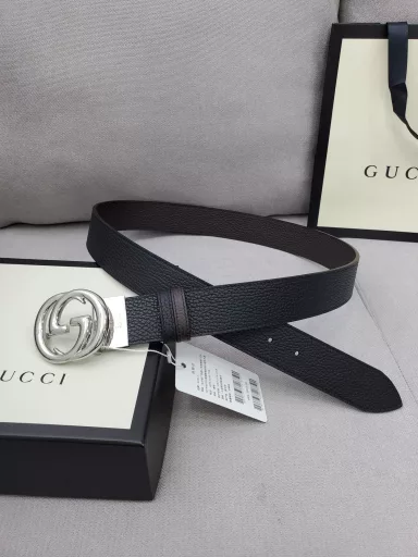 P140 with full set of gift boxes 🎁Gucci counter synchronous double-sided original belt, imported original first-layer cowhide, rotating buckle hardware, width 3.8cm