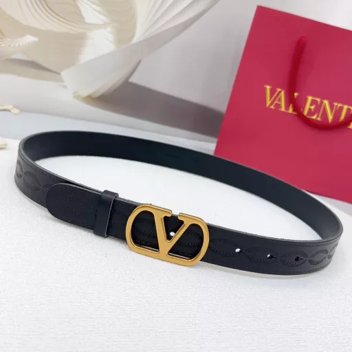 Valentino belt, double-sided top layer cowhide, copper hardware buckle original mold custom celebration