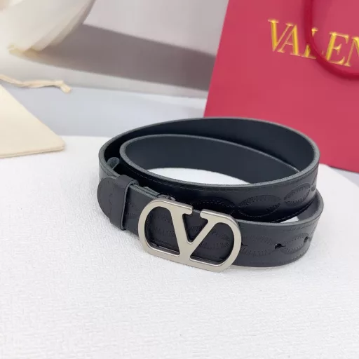 Valentino belt, double-sided top layer cowhide, copper hardware buckle original mold custom celebration