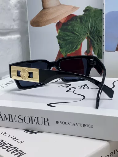 Versace 2024 new Internet celebrity sunglasses for women, high-end sense, cool and stylish, personality and hip-hop, men's trendy sunglasses for couples