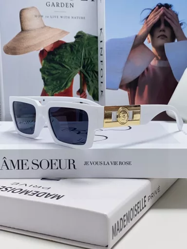 Versace 2024 new Internet celebrity sunglasses for women, high-end sense, cool and stylish, personality and hip-hop, men's trendy sunglasses for couples