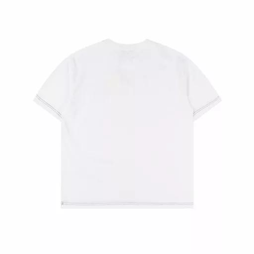 Loewe Classic Contrast Color Patches Embroidered Short SleevesSelected long-staple cotton yarn, 260g fine spinning high-count heavyweight custom-woven and dyed fabric,High-temperature washing and shaping before cutting, finished products are washed and softened, and the wearing experience is skin-friendly and soft, with a natural drape.Same as the counter, slightly dropped shoulders and loose version, can be salty or sweet, suitable for both men and women, super versatile