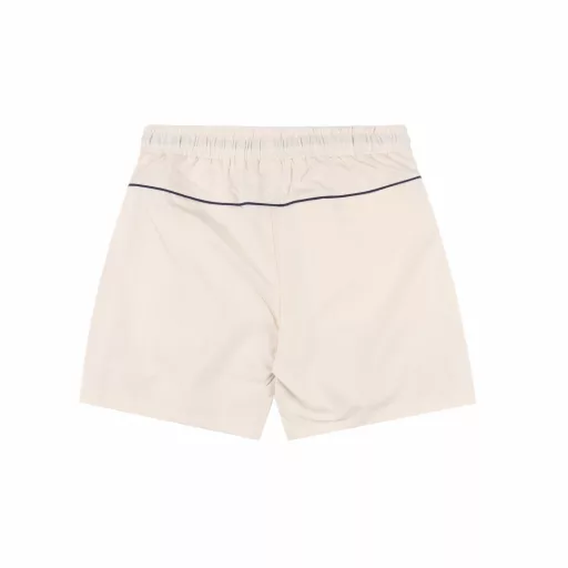 Celine Striped Ribbon Printed Letter ShortsThe fabric is made of custom woven fabric, which is dyed and then etched. It is treated with silky and ultra-soft treatment according to the original. The texture of the fabric is clear and obvious, and the drape is excellent. The exquisite workmanship meets the export standards of foreign trade. There are 4.5 stitches per centimeter, and each seam is pressed with visible lines. The lines are neat and standard like a ruler. The woven cotton ribbon is tightly woven and soft to the touch. The embroidery process uses the Behringer embroidery machine to make the embroidery color fuller and the embroidery more three-dimensional. The pattern has a good effect on the body. It is the same style for men and women, simple and versatile. It is a heavy-duty item for purchasing, and you can compare any quality on the market at will!