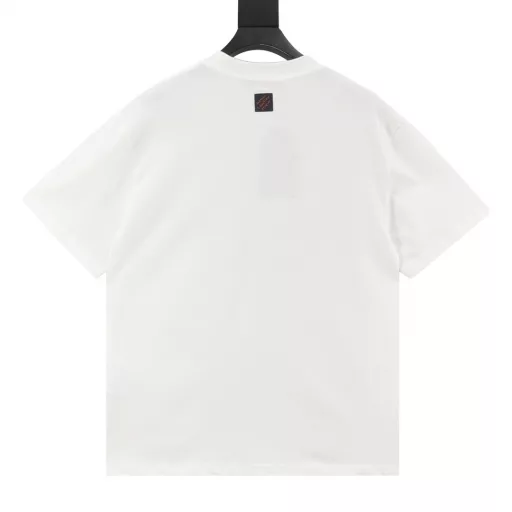 Louis Vuitton classic hand-painted tatami embroidered short sleeves