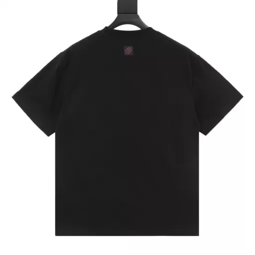 Louis Vuitton classic hand-painted tatami embroidered short sleeves