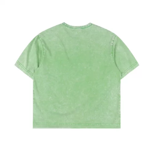 Acne Studios 25SS beaded letter short-sleeved T-shirtThe fabric is custom-dyed 32-count 260g original double-yarn cotton. The grey fabric is dyed with high-quality environmental protection. It is also subjected to high-temperature shrinkage before cutting into large quantities. It reduces the shrinkage rate and makes the hand feel softer and more comfortable. Five layers of glue are required for printing. The first layer must be imported primer to fill the extremely small holes on the fabric. It is then dried on a high-temperature bed and then colored. Ink is used for hot flat screen printing. A total of five layers are applied. The interval between each layer is 30 minutes to ensure that the finished product maintains the texture of the original. A full set of development accessories