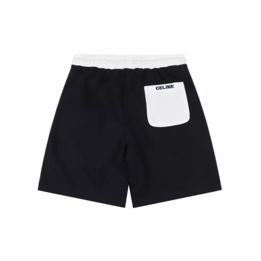Celine Arc de Triomphe letter embroidered shortsThe fabric is made of custom woven fabric, and the color is customized and then etched. It is treated with silky and ultra-soft treatment compared with the original. The texture of the cloth is clear and obvious, the drape is excellent, and the workmanship is exquisite and meets the export standards of foreign trade. There are 4.5 stitches per centimeter, and each seam is pressed with visible lines. The lines are neat and standard like a ruler. The woven cotton ribbon is tightly woven and soft to the touch. The embroidery process uses the Behringer embroidery machine, which makes the embroidery color fuller and the embroidery more three-dimensional. The version has a good effect on the body. It is the same style for men and women, simple and versatile, and can be purchased on behalf of heavy items. You can compare any quality on the market at will.