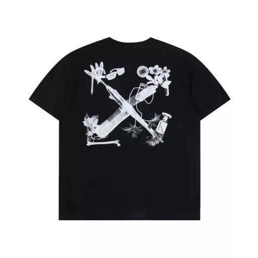 OFF WHITE CO VIRGIL 24ss digital earphones arrow print short sleevesAll fabrics and threads are custom-woven and dyed. All fabric colors are color-matched and dyed with color cards. There is no color difference. It uses 240g weight, 100 cotton jersey. Jersey: a thin knitted fabric (the fabric of ordinary full-length short sleeves). It is used on warp knitting or weft knitting machines because of its strong hygroscopicity. Plain needles, loops, threads, jacquards and other organizations are woven into single-sided or double-sided fabrics. The casual technique is not artificial. This texture is very street. It has a more visual sense of hierarchy than the conventional arrow logo. The specially stylized single product T-shirt naturally has a high degree of recognition, with significant labeling and enough personality. It is the first wave of spring clothing. Classic OS version, heavy craftsmanship and high quality, 3 sets of front plates, 12 sets of back screen plates, 160 mesh fabric weighs 220 grams, modified for half a month, a total of 20 plates, printing with Japanese mimaki printing machine, no edge or burr, inkjet printing, hot pressing and cold tearing, through the fabric texture anti-scratch ironing operation, printing does not fog, adding a sense of hierarchy to the simple design, the washing label is also customized according to the original font to find a company, the auxiliary materials are still the correct auxiliary materials of the whole line, the rectangular woven collar label design, the previous three-dimensional silicone feel font is cancelled and replaced with a full woven collar label, the collar label part can see the fluorescent font, the five-link silicone hang tag, the three-link washing label and the zebra crossing packaging line are still