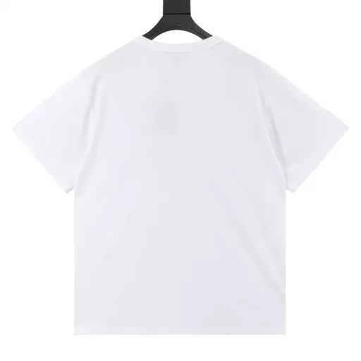 LOUIS VUITTON LV stamped short-sleeved T-shirtAuthentic product purchased and developed, using 60-count liquid ammonia double-strand fabric 170g, collar 1*1 Peter rib 240g, glue printing process, cloth washing, customized accessories, fitted version