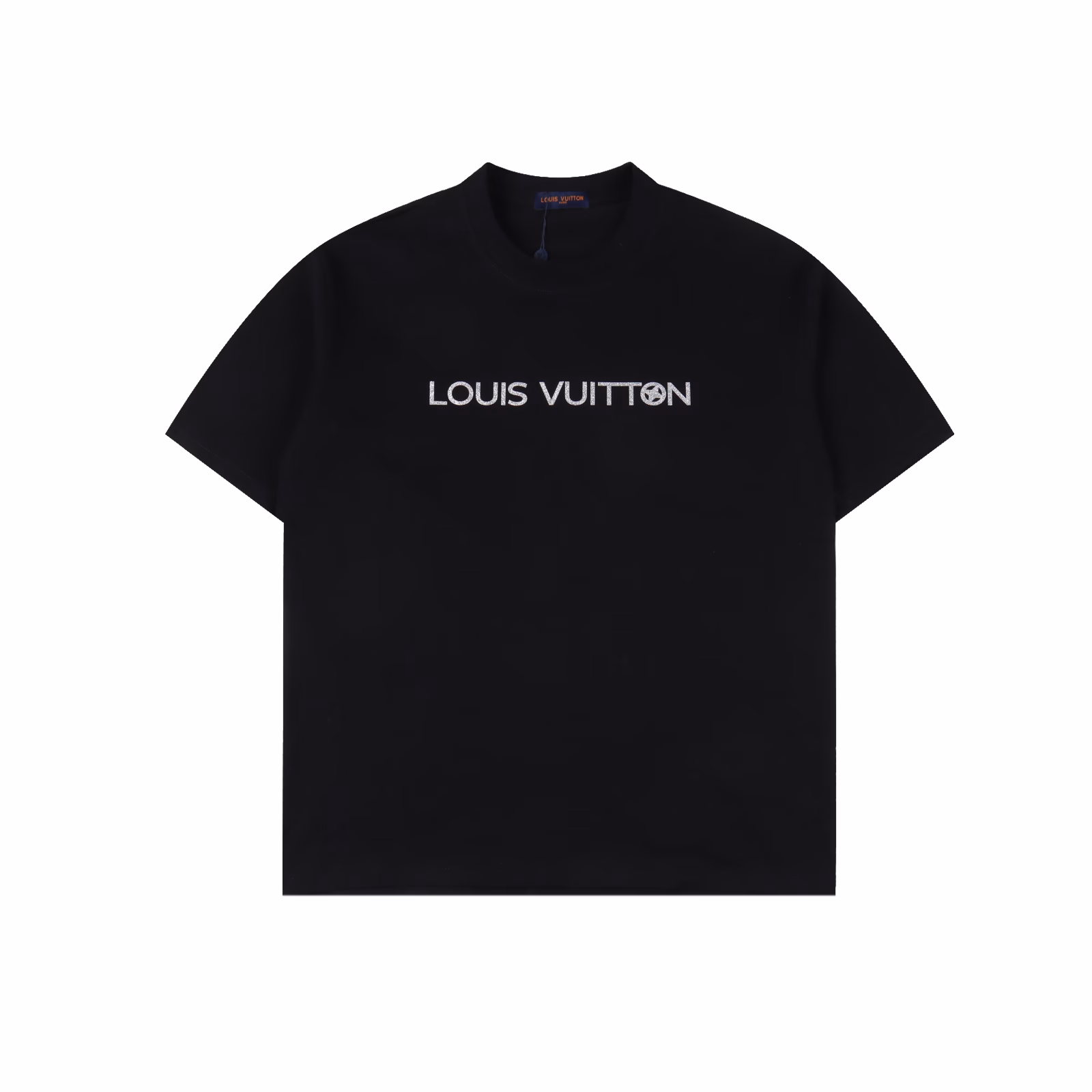 Louis Vuitton LV 25SS hot silver letter short-sleeved T-shirtThe fabric is made of customized 240g 26-count special smooth double-strand fine cotton plain weave high-density dust-free cotton fabric. The front is high-density thickened, the lines are smooth, OEM quality, and a full set of customized accessories.