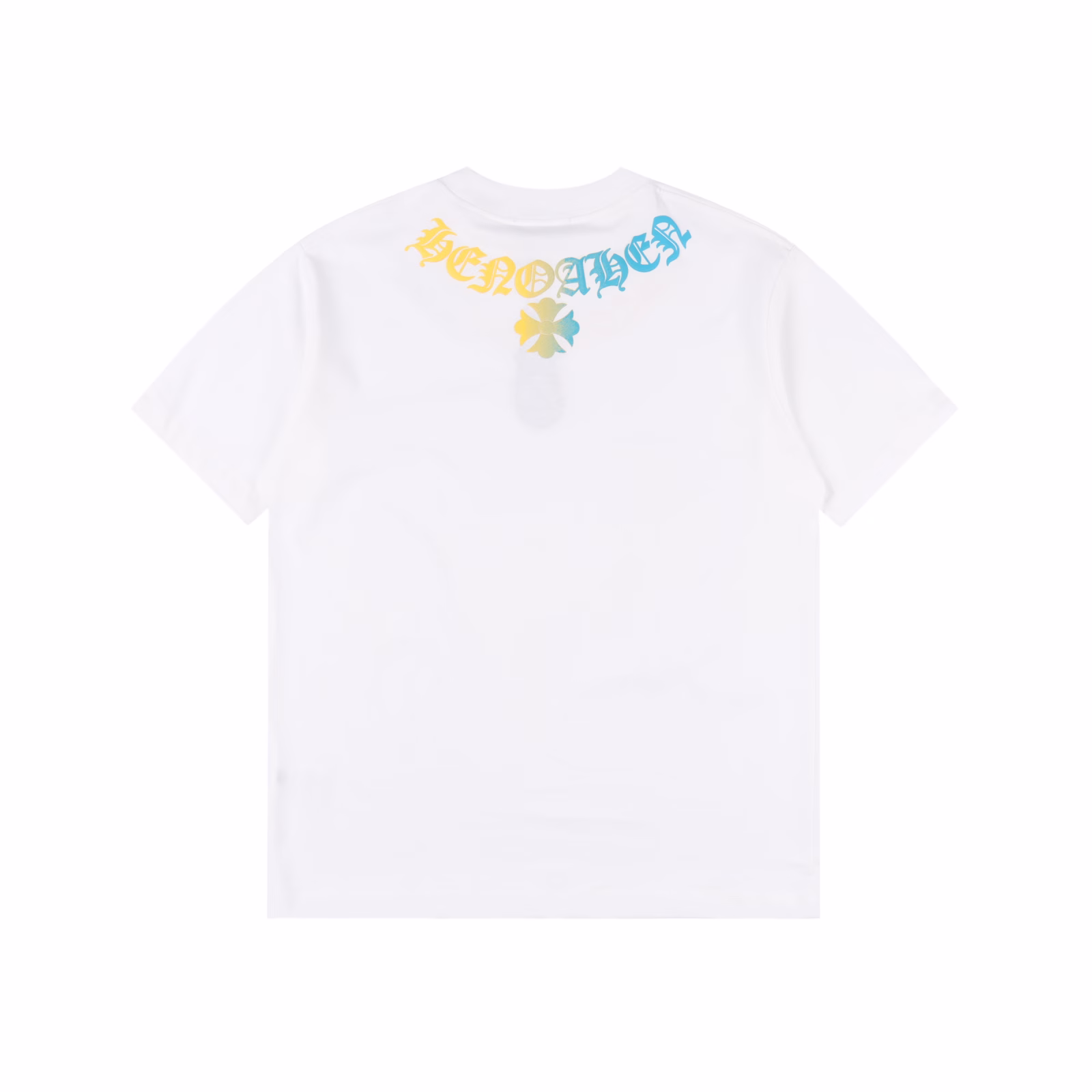 Chrome Hearts CH Gradient Foam Necklace Printed Short Sleeve T-shirtThe fabric is made of 280g combed cotton, customized 32-count 1*1 thread, and the garment is washed twice. The fabric is comfortable and skin-friendly without any strange feeling. It is a custom-made dyed fabric with high textile density, good drape, and not easy to deform. The thick weave plus the compact spinning process will not affect the breathability of the fabric. The color saturation is very high. It is imported digital direct printing technology. It is a versatile and good-looking short-sleeved shirt. The loose version covers the flesh and makes you look thin. It is not picky.