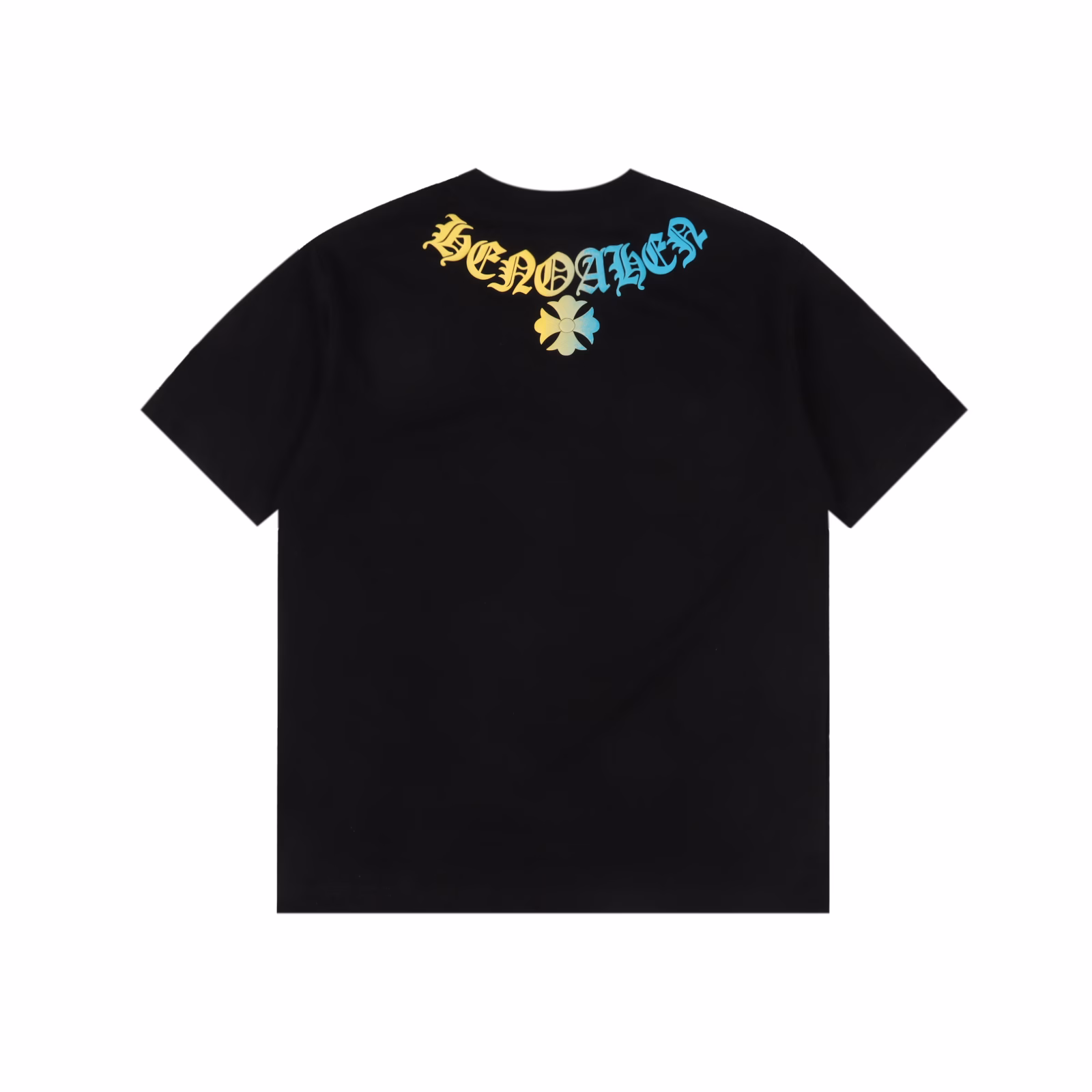 Chrome Hearts CH Gradient Foam Necklace Printed Short Sleeve T-shirtThe fabric is made of 280g combed cotton, customized 32-count 1*1 thread, and the garment is washed twice. The fabric is comfortable and skin-friendly without any strange feeling. It is a custom-made dyed fabric with high textile density, good drape, and not easy to deform. The thick weave plus the compact spinning process will not affect the breathability of the fabric. The color saturation is very high. It is imported digital direct printing technology. It is a versatile and good-looking short-sleeved shirt. The loose version covers the flesh and makes you look thin. It is not picky.