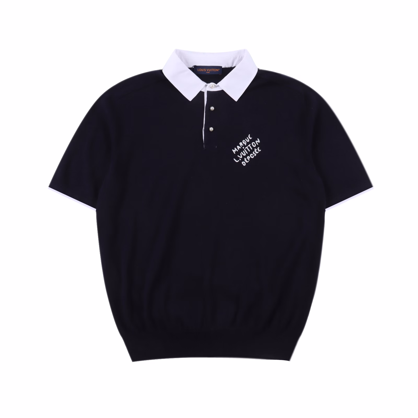 Louis Vuitton LV 24SS colorblock signature Polo short-sleeved T-shirtThe new polo is an absolute hit. It looks great when worn. The counter price is 9650💰. The yarn is 51-count long-staple cotton, which is thicker than the previous knitted short-sleeved shirts. The Stoll 12-gauge raglan sleeve pattern. The collar is custom-made by a professional shirt factory. The fabric is ultra-fine cotton twill with full overlock technology. There is no visible thread. The buttons are custom-made pearl buttons. The most important detail is naturally the first one with the logo. The embroidery is Tajima's three-dimensional embroidery. The effect has been modified many times. The hem is slightly elastic. The cuffs are double-layered seams that can be folded and worn. Ready to stock